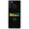 University of Oregon Split on Black Galaxy A21 Clear Case