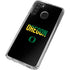 University of Oregon Split on Black Galaxy A21 Clear Case