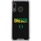 University of Oregon Split on Black Galaxy A30 Clear Case