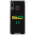 University of Oregon Split on Black Galaxy A30 Clear Case