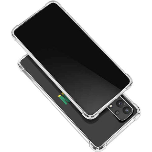 University of Oregon Split on Black Galaxy A32 5G Clear Case