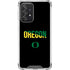 University of Oregon Split on Black Galaxy A52 5G Clear Case