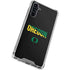 University of Oregon Split on Black Galaxy A54 5G Clear Case