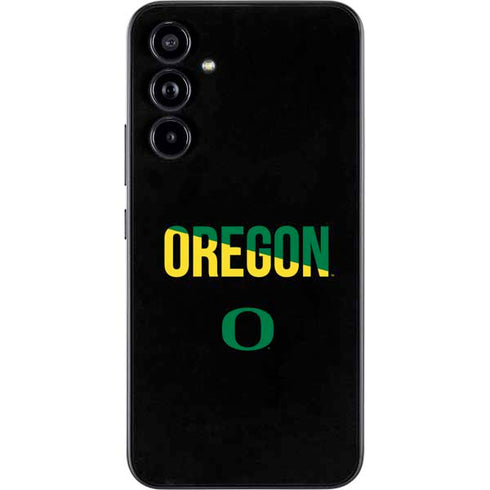 University of Oregon Split on Black Galaxy A54 5G Skin