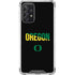 University of Oregon Split on Black Galaxy A72 5G Clear Case