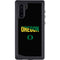 University of Oregon Split on Black Galaxy Note 10 Waterproof Case