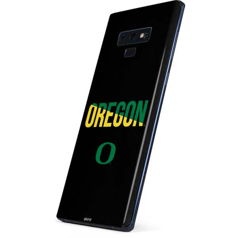 University of Oregon Split on Black Galaxy Note 9 Skin