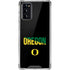 University of Oregon Split on Black Galaxy Note20 5G Clear Case