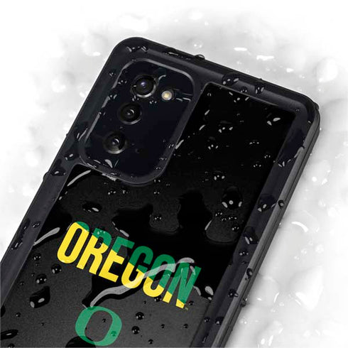 University of Oregon Split on Black Galaxy Note20 5G Waterproof Case