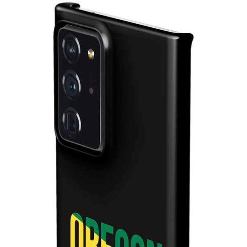 University of Oregon Split on Black Galaxy Note20 Ultra 5G Lite Case