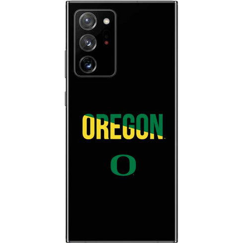 University of Oregon Split on Black Galaxy Note20 Ultra 5G Skin