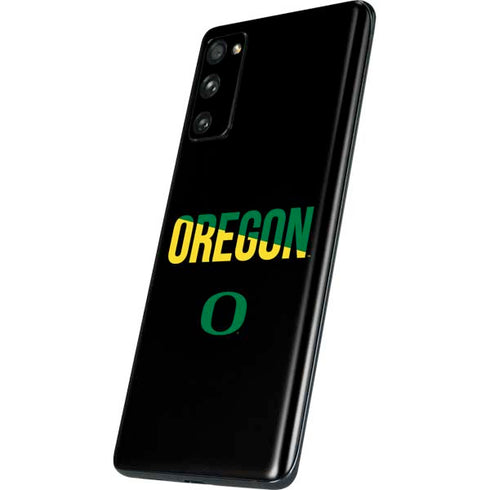 University of Oregon Split on Black Galaxy S20 Fan Edition Skin