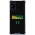 University of Oregon Split on Black Galaxy S20 FE Clear Case