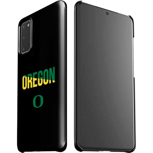 University of Oregon Split on Black Galaxy S20 Lite Case