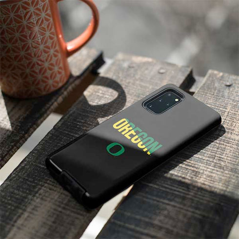 University of Oregon Split on Black Galaxy S20 Plus Pro Case
