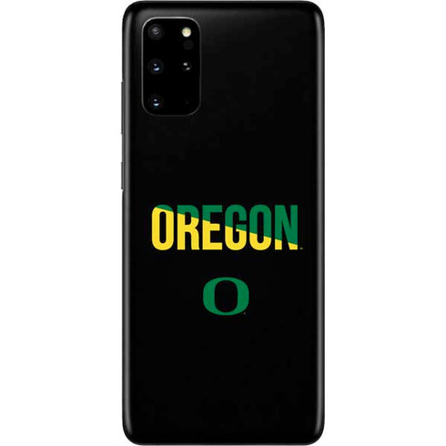 University of Oregon Split on Black Galaxy S20 Plus Skin