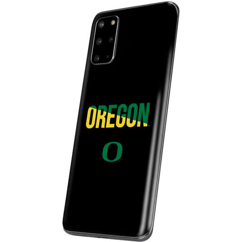 University of Oregon Split on Black Galaxy S20 Plus Skin