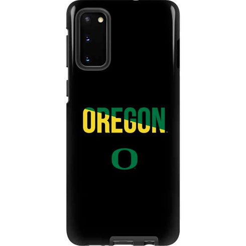 University of Oregon Split on Black Galaxy S20 Pro Case
