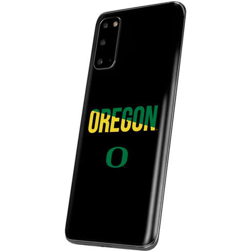 University of Oregon Split on Black Galaxy S20 Skin