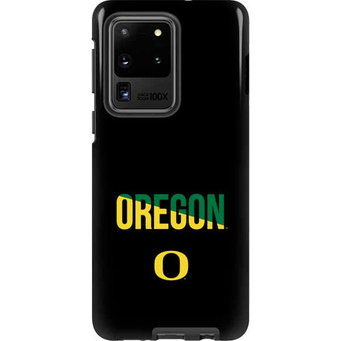 University of Oregon Split on Black Galaxy S20 Ultra 5G Pro Case