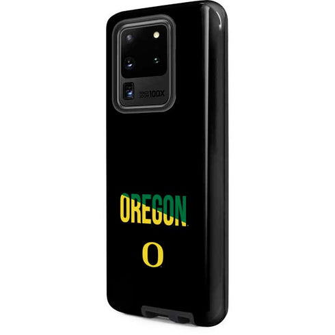 University of Oregon Split on Black Galaxy S20 Ultra 5G Pro Case