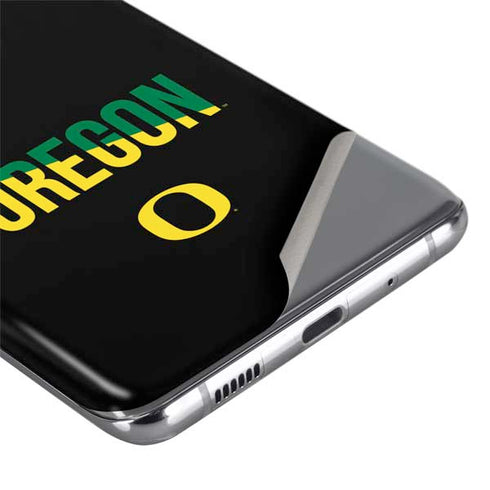 University of Oregon Split on Black Galaxy S20 Ultra 5G Skin
