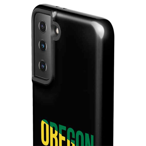 University of Oregon Split on Black Galaxy S21 FE Pro Case