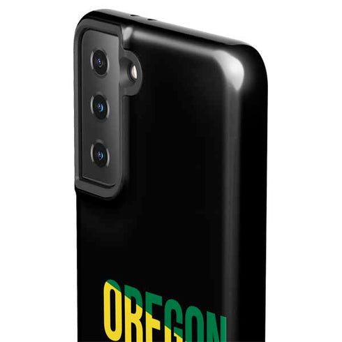 University of Oregon Split on Black Galaxy S21 Plus 5G Pro Case