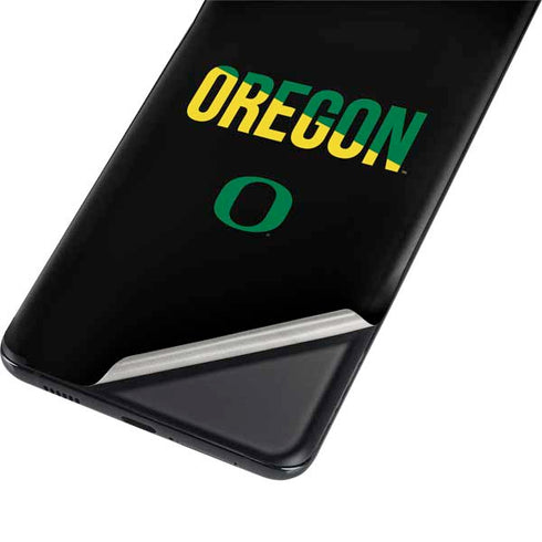 University of Oregon Split on Black Galaxy S21 Plus 5G Skin
