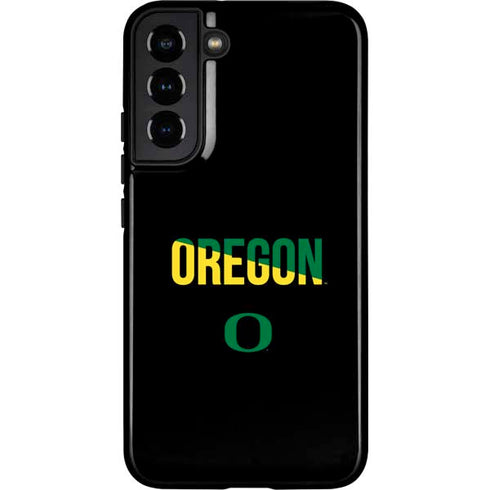 University of Oregon Split on Black Galaxy S22 Plus Pro Case