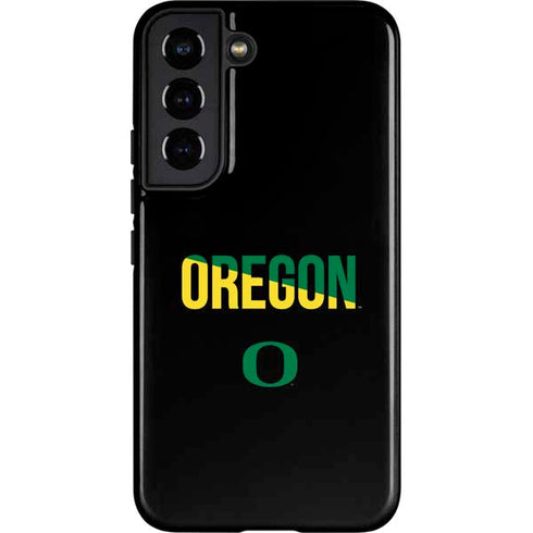 University of Oregon Split on Black Galaxy S22 Pro Case