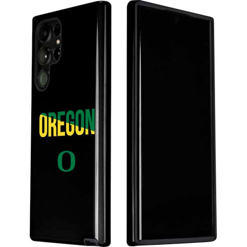 University of Oregon Split on Black Galaxy S22 Ultra Pro Case