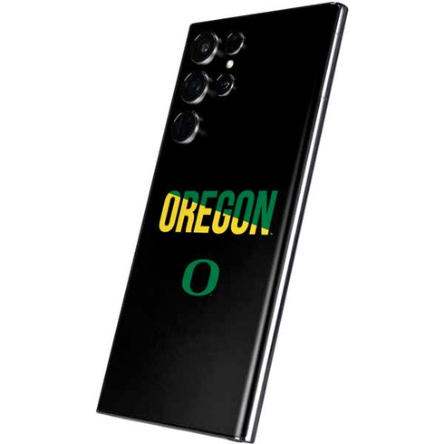 University of Oregon Split on Black Galaxy S22 Ultra Skin
