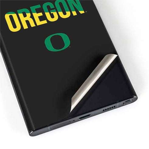 University of Oregon Split on Black Galaxy S22 Ultra Skin