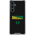 University of Oregon Split on Black Galaxy S23 FE Clear Case