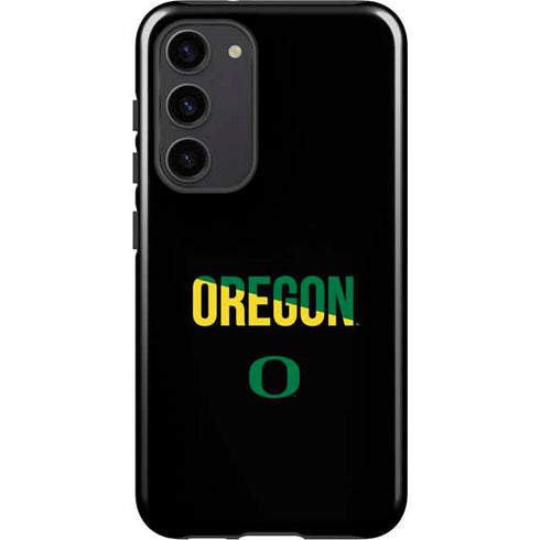 University of Oregon Split on Black Galaxy S23 Plus Pro Case