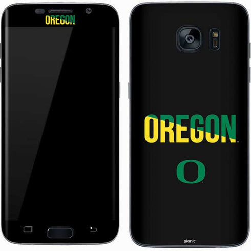 University of Oregon Split on Black Galaxy S7 Skin