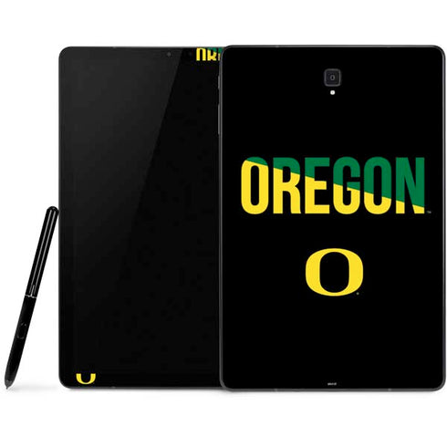 University of Oregon Split on Black Samsung Galaxy Tab Skin