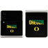 University of Oregon Split on Black Galaxy Z Flip3 5G Skin