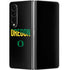 University of Oregon Split on Black Galaxy Z Fold4 5G Skin