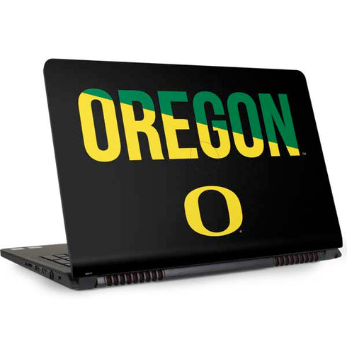 University of Oregon Split on Black Dell Inspiron Skin
