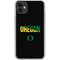 University of Oregon Split on Black iPhone 11 Clear Case