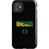 University of Oregon Split on Black iPhone 11 Impact Case
