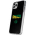 University of Oregon Split on Black iPhone 11 Pro Clear Case