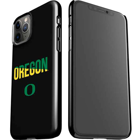 University of Oregon Split on Black iPhone 11 Pro Lite Case