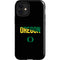 University of Oregon Split on Black iPhone 12 Mini Impact Case
