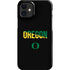 University of Oregon Split on Black iPhone 12 Mini Lite Case