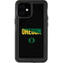 University of Oregon Split on Black iPhone 12 Mini Waterproof Case