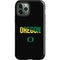 University of Oregon Split on Black iPhone 12 Pro Impact Case