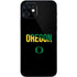University of Oregon Split on Black iPhone 12 Skin